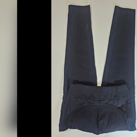 Athleta Jogging Pants Womems Size 2 Black Zip Pocket Phone Pocket Workout Bottom - Picture 2 of 8
